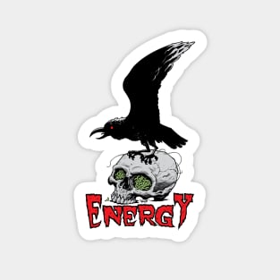 Energy Raven Sticker